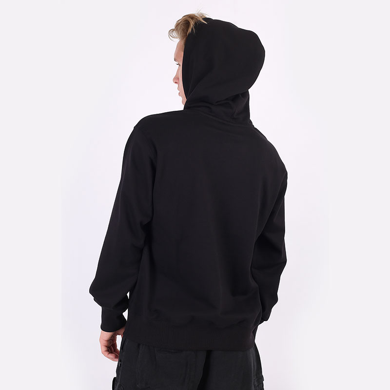 мужская черная толстовка Carhartt WIP Hooded Runner Sweat I029941-black - цена, описание, фото 5